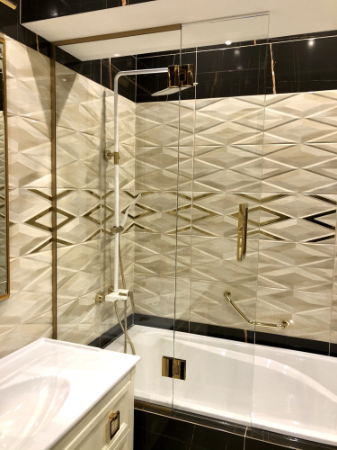 Шторка на ванну дверь-добор