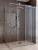 Угловая душевая перегородка с раздвижной дверью