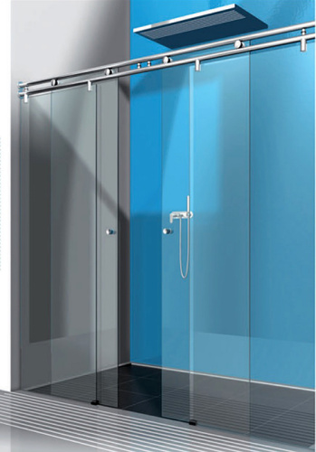 Душевая перегородка с двумя раздвижными дверьми