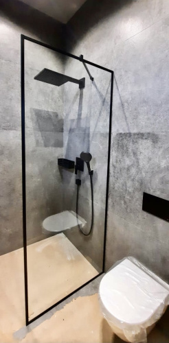 Стеклянная шторка в душ