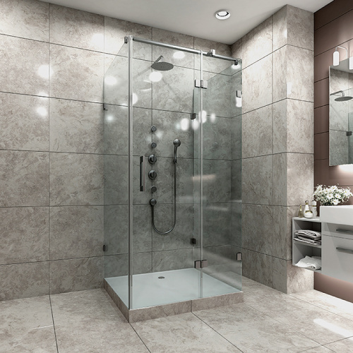 Душевая перегородка П-образная