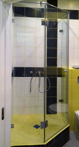 Душевая перегородка трапеция