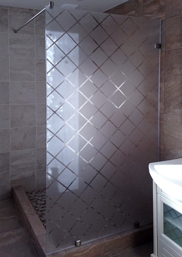 Стеклянная шторка в душ