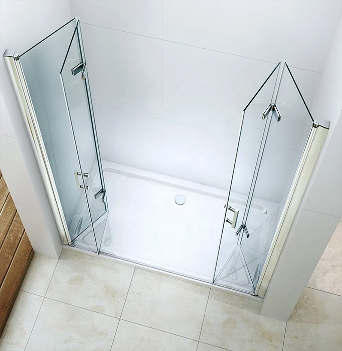 Душевая перегородка складная,  4 створки