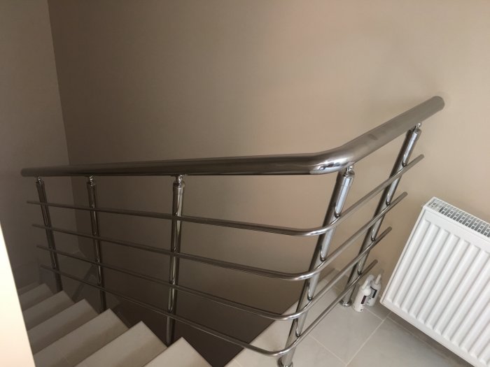 Ограждения ригельные на круглых стойках