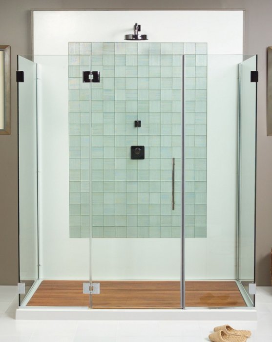 Душевая перегородка П-образная