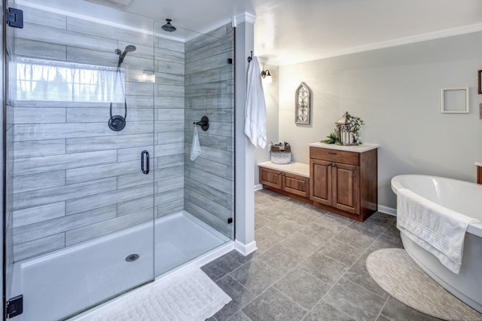 Душевая перегородка прямая