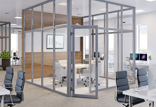 Перегородки с двойным остеклением