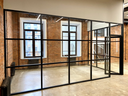 Перегородки с двойным остеклением