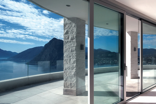 Ограждения балконов и террас на профиле без поручней