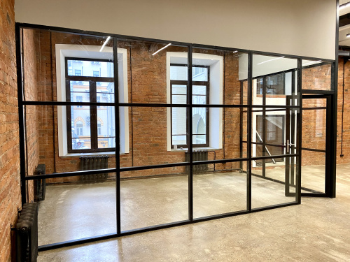 Перегородки с двойным остеклением