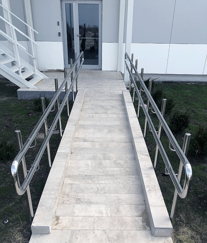 Ограждения ригельные с торцевым креплением