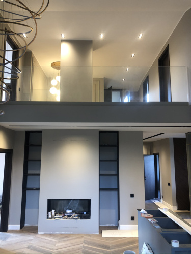 Ограждения балконов и террас на профиле без поручней