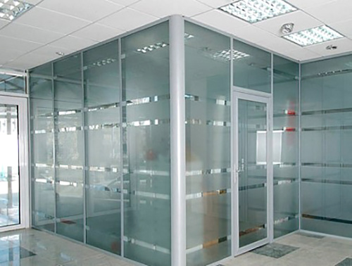 Перегородки с двойным остеклением