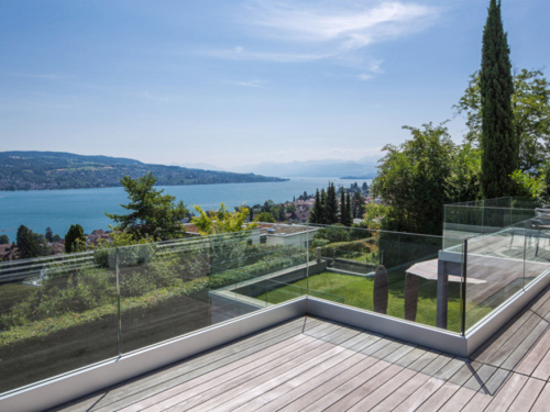 Ограждения балконов и террас на профиле без поручней