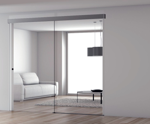 Дверь раздвижная с добором с закрытым треком Дверь раздвижная с добором с закрытым треком