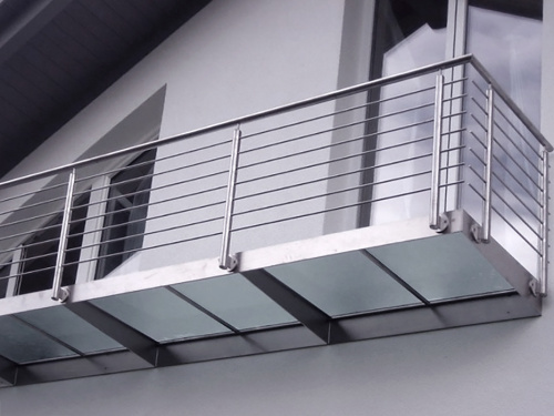 Ограждения ригельные с торцевым креплением