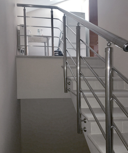 Ограждения ригельные с торцевым креплением