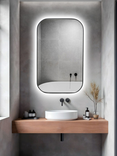 Зеркало Смартфон в раме с подсветкой