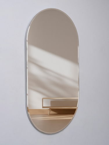 Зеркало Капсула с фацетом с подложкой