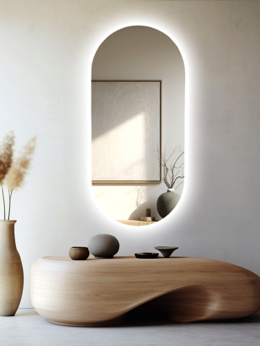 Зеркало Капсула с подсветкой