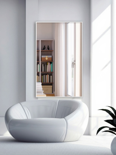 Зеркало прямоугольное в деревянной раме