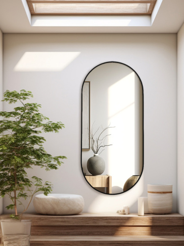 Зеркало Капсула в тонкой раме