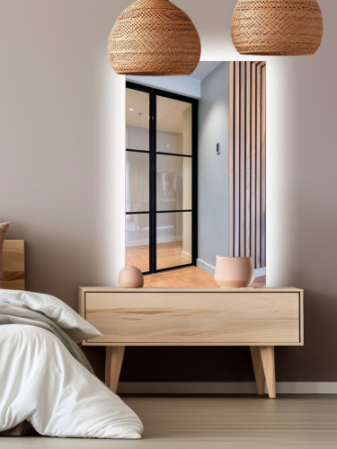 Зеркало прямоугольное с подсветкой