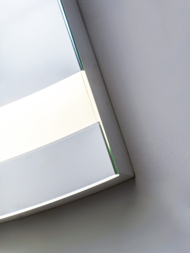 Зеркало полукруг с лицевой подсветкой