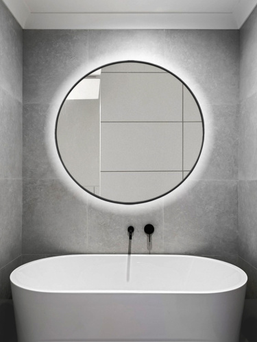 Зеркало круглое в раме с подсветкой (Frame Light)