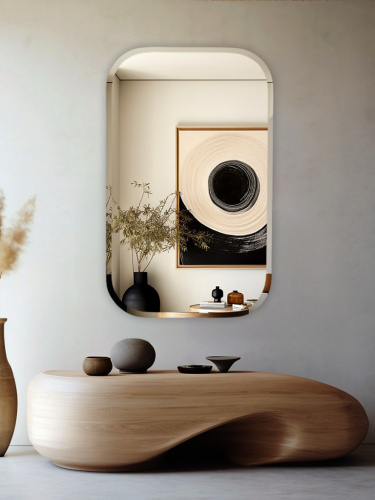 Зеркало Смартфон с фацетом с подложкой