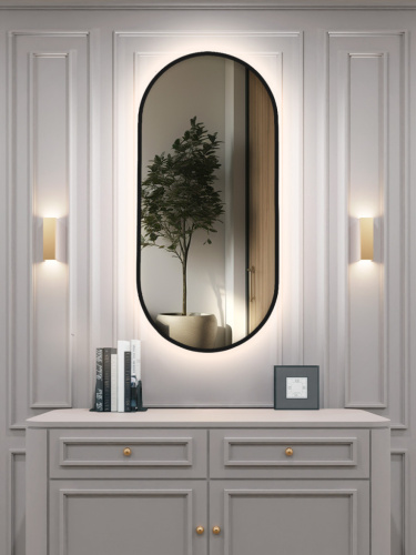 Зеркало Капсула в раме с подсветкой